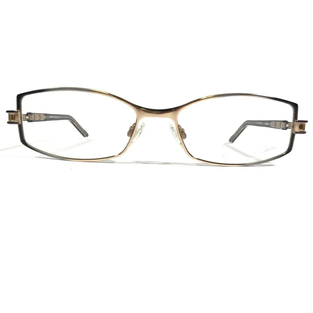 Cazal Eyeglasses Frames MOD. 469 COL. 338 Black Gold Rectangular 53-17-135